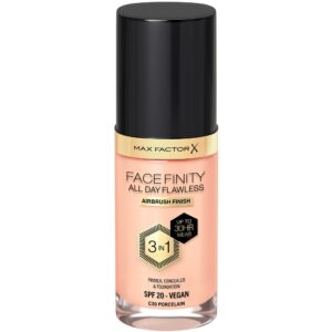 Max Factor Facefinity All Day Flawless 3 In 1 Foundation 30 Porcelain