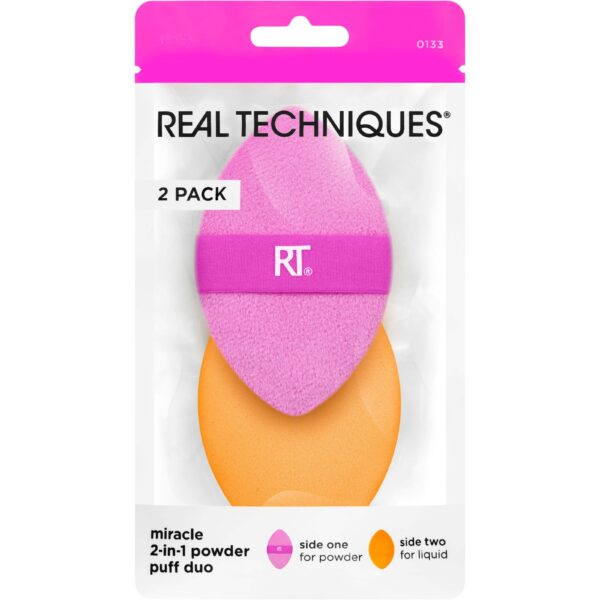 Real Techniques Miracle 2-in1 Powder Puff Duo