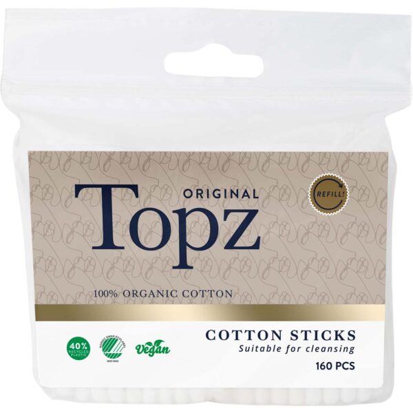 Topz Premium Refill Cotton Sticks  160 stk