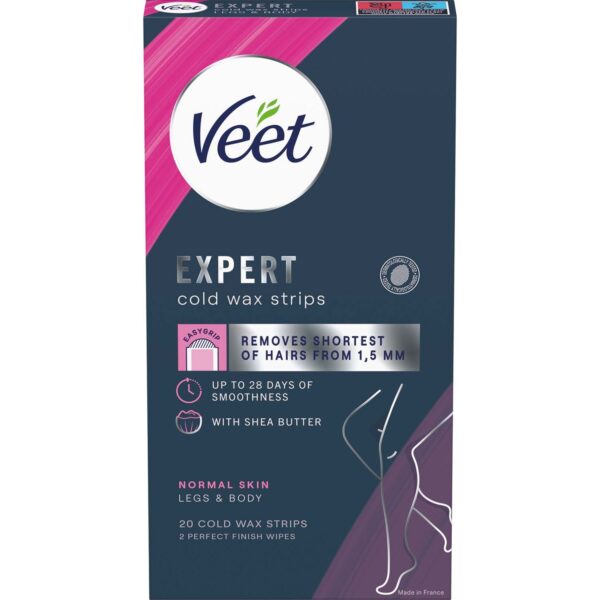 Veet Expert Cold Wax Strips Normal 20 stk