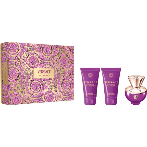 Versace Gift Set Dylan Purple EdP + Bath & Shower Gel + Body Lotion