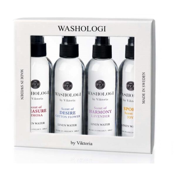 Washologi Linen Water Giftbox 4 x 100 ml