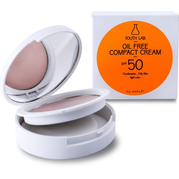 Youth Lab Oil Free Compact Cream Spf 50 Light Color 10 g