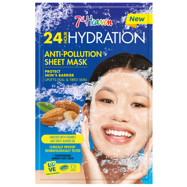 7th Heaven 24 Hour Hydration Anti-Pollution Sheet Mask