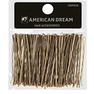 American Dream Hair Grips Pack of 100 Hair Grips Blonde