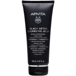 APIVITA Black Detox Cleansing Jelly  Black Cleansing Gel – Face & Eyes