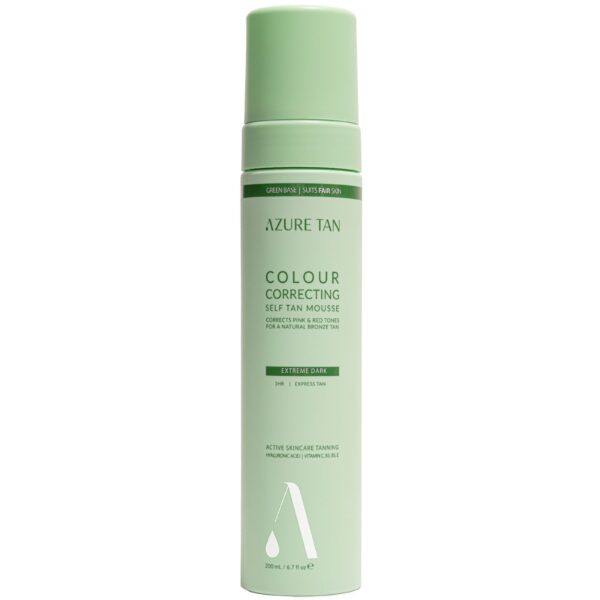 Azure Tan Self Tan Mousse  Self Tan Mousse Green Base Extreme Dark