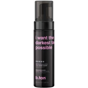 b.tan I Want The Darkest Tan Possible Self Tan Mousse 200 ml