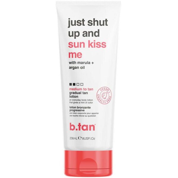 b.tan Just Shut Up & Sunkiss Me Gradual Tan Lotion 236 ml