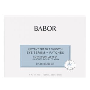 Babor Skinovage Instant Fresh & Smooth Eye Serum + Patches