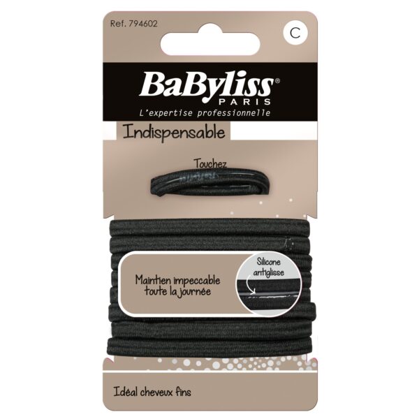 BaByliss Paris Accessories Indispensable 794602 Black Elastics 9 stk a