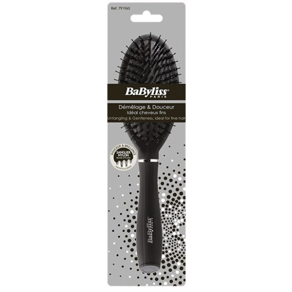 BaByliss Paris Accessories Wild Boar/Nylon Paddle Brush