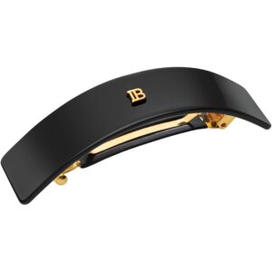 Balmain Cellulose Acetate Cellulose Acetate Barrette pour Cheveux Blac