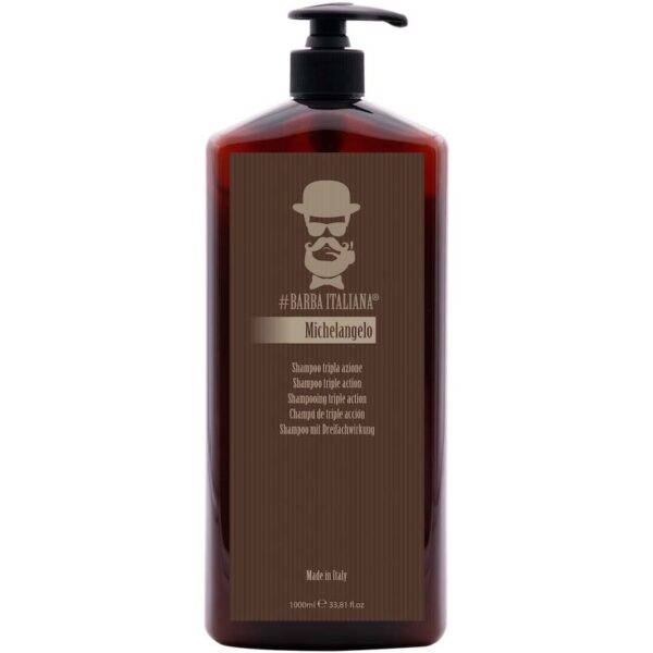 Barba Italiana MICHELANGELO Shampoo triple action  1000 ml