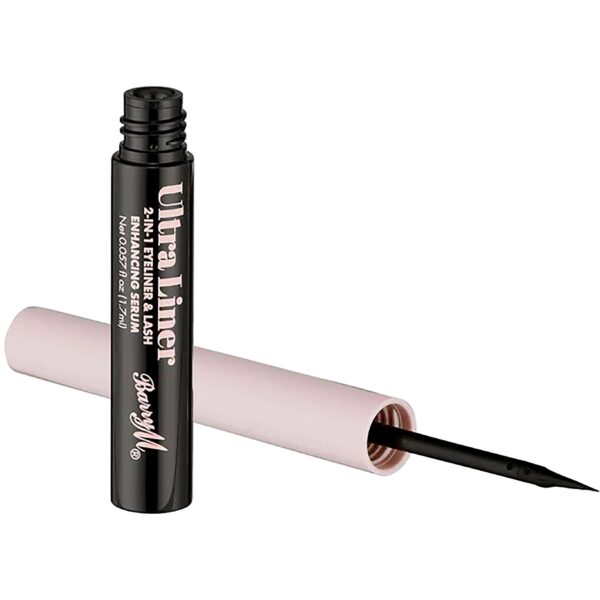 Barry M Ultra Liner 2-in-1 Eyeliner & Lash Enhancing Serum Black