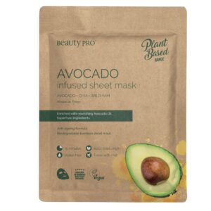 Beauty PRO Plant Based Avocado Infused Sheet Mask