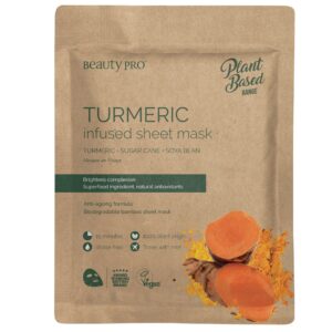 Beauty PRO Plant Based Turmeric Infused Sheet Mask