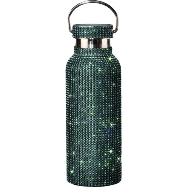 Beauty Rebels Bling Bling Bottle Forest Green