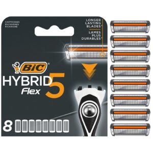 BIC Hybrid 5 Flex Refill 8 stk