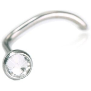 Blomdahl Nässmycke Silver Bezel Crystal 3mm