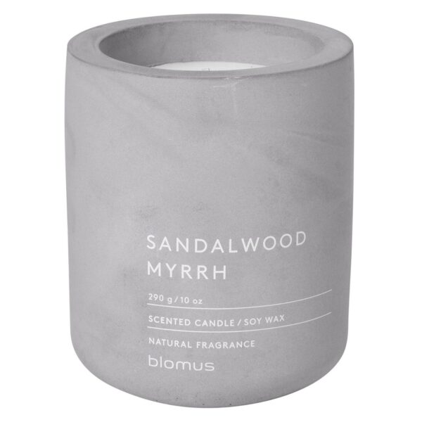 blomus Scented Candle Micro Chip Sandalwood Myrrh 290 g