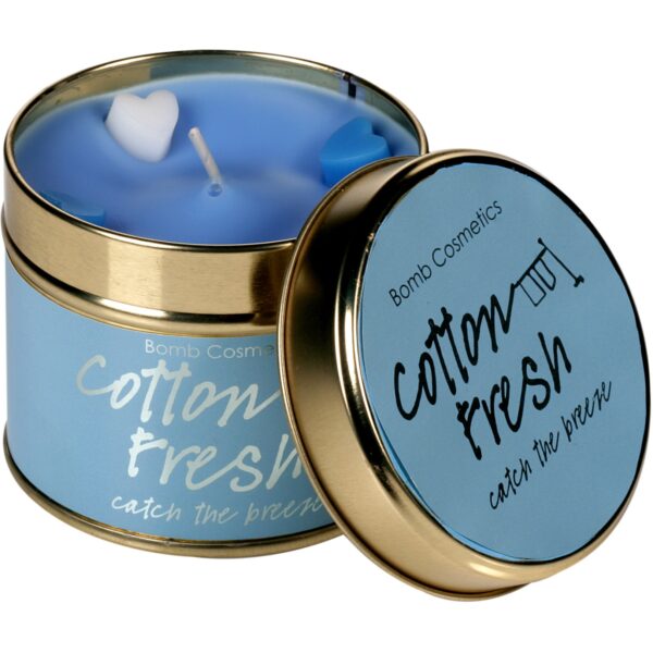 Bomb Cosmetics Tin Candle Cotton Fresh