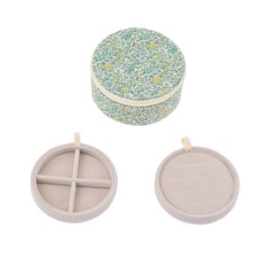 Bon Dep Jewelry Box Round Liberty Katie and Millie Green