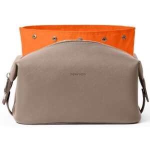 Bon Voy Getaway Toiletry Bag Large Taupe/Orange