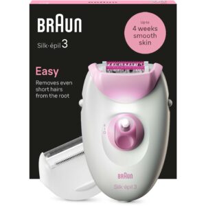 Braun Silk-épil 3 Corded Epilator For Hair Removal Weeks Of Smooth Ski