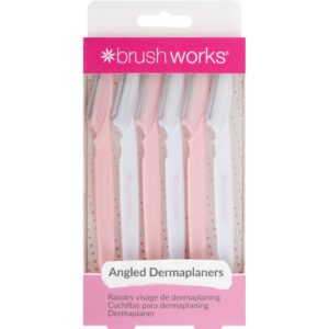 Brushworks Angled Dermaplaners (Pack of 6)