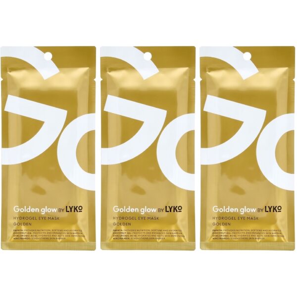 By Lyko Golden glow Hydrogel Eye Mask Trio