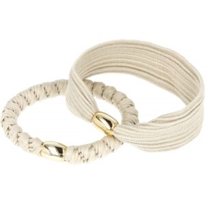 By Lyko Hair Ties Twisted & Fla Beige