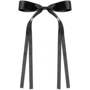 By Lyko Petite Bow Clip Midnight Black