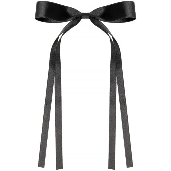 By Lyko Petite Bow Clip Midnight Black