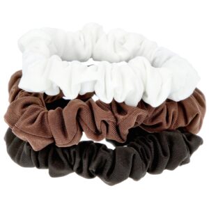 By Lyko Soft Mini-Scrunchies Brown