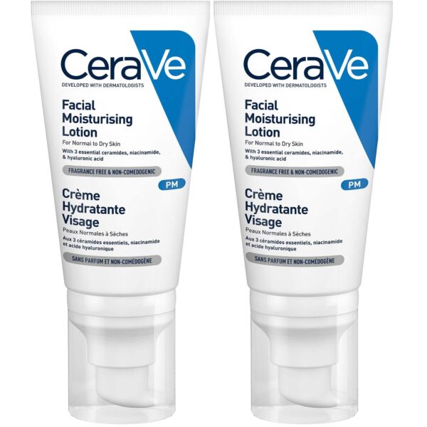 CeraVe Facial Moisturizing Lotion PM Duo 2x52ml