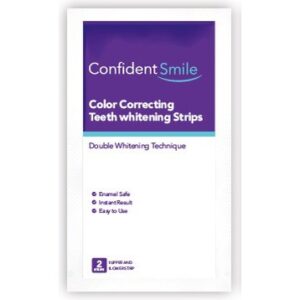 ConfidentSmile Color Correcting Teeth whitening Strips 28 stk