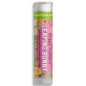 Crazy Rumors Leaping Bunny Plum Apricot Lip Balm % donated to leaping