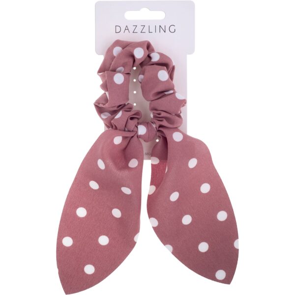 Dazzling Autumn Collection Schrunchie Tail Light Pink