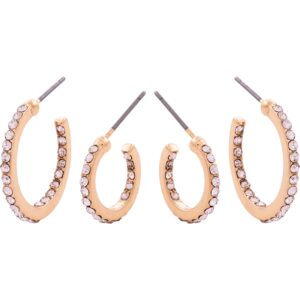 Dazzling J11 2-Pack Hoops Gold