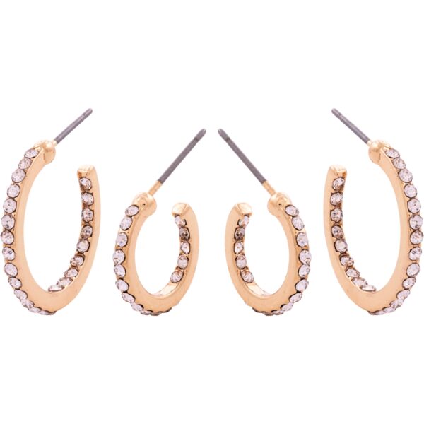 Dazzling J11 2-Pack Hoops Gold