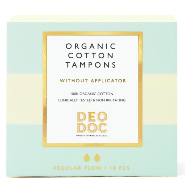 DeoDoc Cotton Tampons Without Applicator Regular