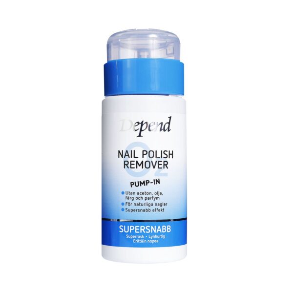 Depend O2 Nail Polish Remover Pump-In 125 ml