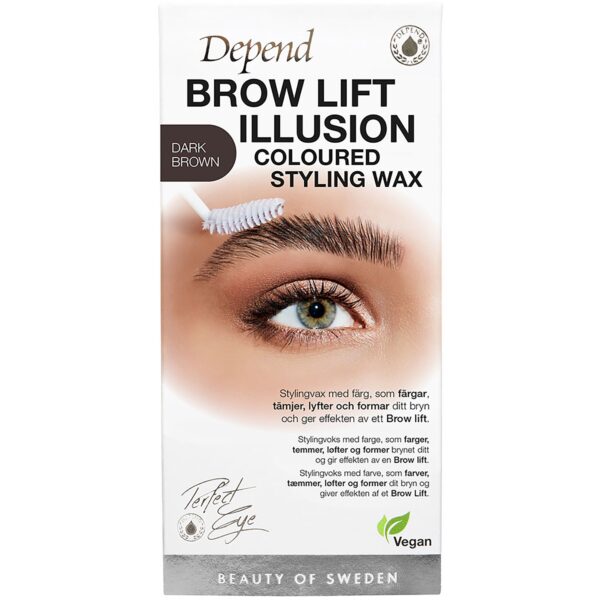 Depend Perfect Eye Brow Illusion Wax Dark Brown