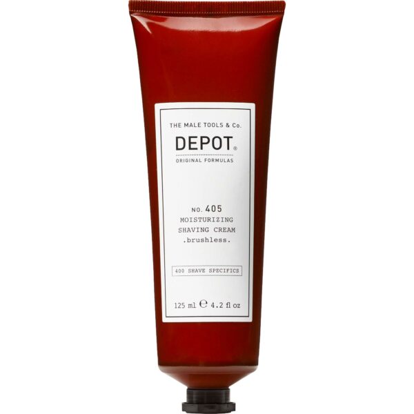 DEPOT MALE TOOLS No. 405 Moisturizing Shaving Cream Brushless  125 ml