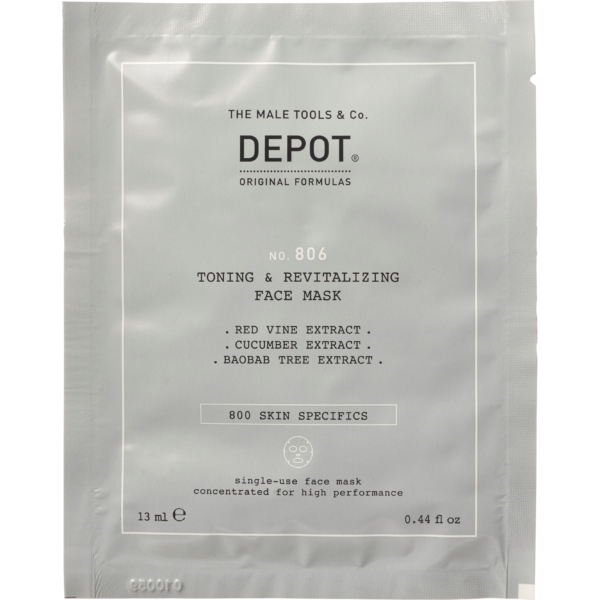 DEPOT MALE TOOLS No. 806 Toning & Reviltalizing  Face Mask