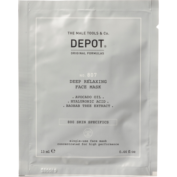 DEPOT MALE TOOLS No. 807 Deep Relaxing Face Mask