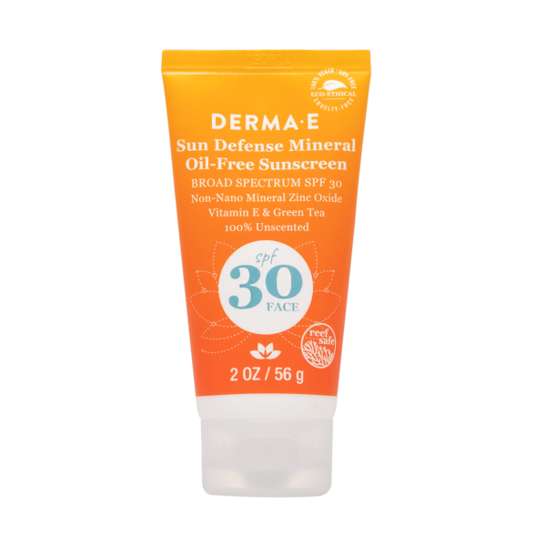 DERMA E Sun Defense Mineral Oil-Free Sunscreen Face