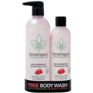 DermOrganic Bath & Body Duo Pack Red Superfruits