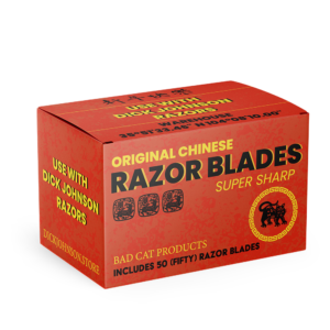 Dick Johnson Razor blades